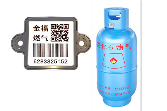 XiangKang حار مبيعات مقاومة الصفر UID QR 304 الصلب الصقيل اسطوانة غاز الباركود