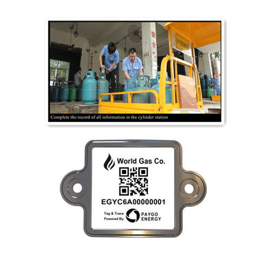 Xiangkang LPG Cylinder Bar Code Tag QR Code مسح ببساطة بواسطة PDA أو الهاتف المحمول