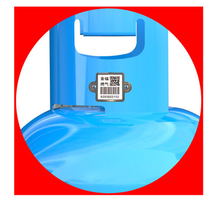 حار مبيعات مقاومة الصفر UID QR 304 الصلب الصقيل اسطوانة غاز الباركود