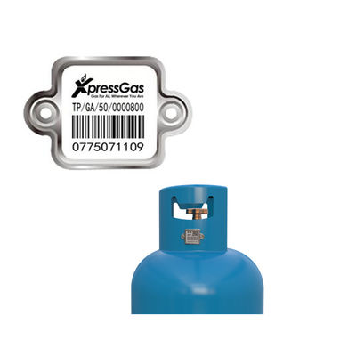 Xiangkang المواد الخاصة حماية الأشعة فوق البنفسجية QR Scan Cylinder Barcode المطبق على الغاز المسال