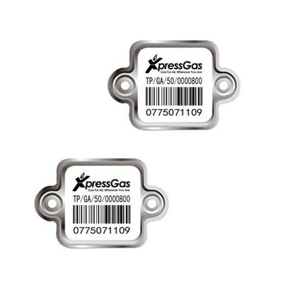 LPG Cylinder Barcode Gas الدائم في الهواء الطلق 20 سنة