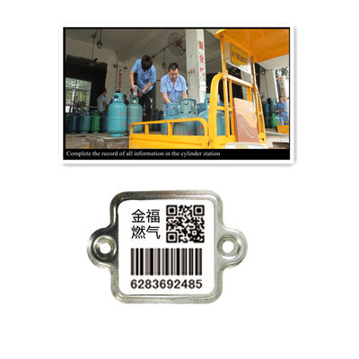 LPG Cylinder Barcode Gas الدائم في الهواء الطلق 20 سنة