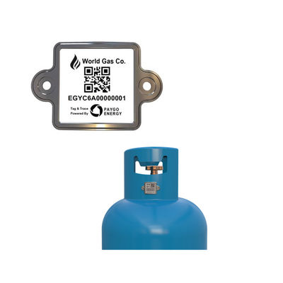 LPG Cylinder Bar Code Tag QR Code مسح ببساطة بواسطة PDA أو الهاتف المحمول