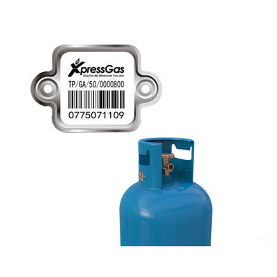 LPG Cylinder Bar Code Label المسافة البادئة الرقمية ببساطة المسح بواسطة المساعد الرقمي الشخصي أو الهاتف المحمول