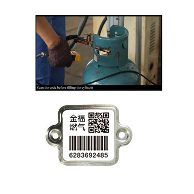 Xiangkang LPG Cylinder Bar Code Label المسافة البادئة الرقمية ببساطة المسح بواسطة المساعد الرقمي الشخصي أو الهاتف المحمول
