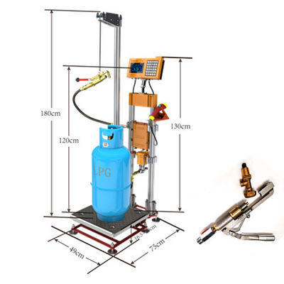ATEX آلة تعبئة اسطوانة غاز البترول المسال للطبخ والدليل على الانفجار ، نقل البيانات اللاسلكي
