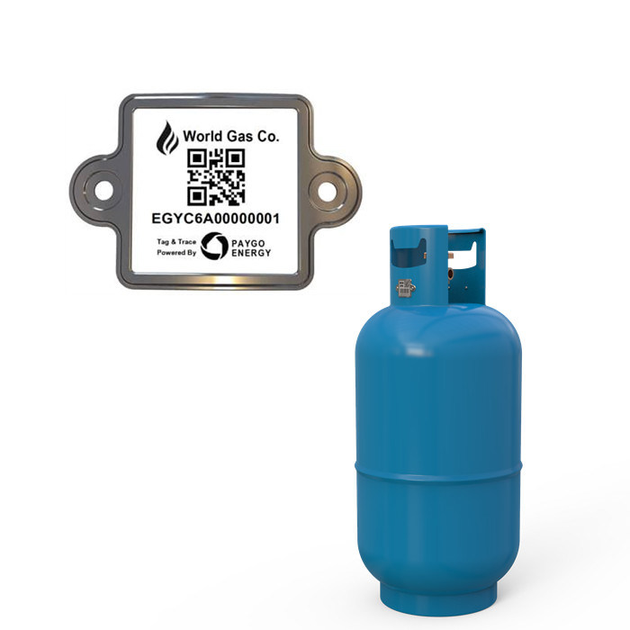 LPG Cylinder Bar Code Label المسافة البادئة الرقمية ببساطة المسح بواسطة المساعد الرقمي الشخصي أو الهاتف المحمول